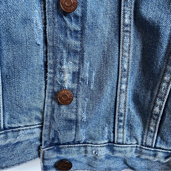Madewell Oversized Denim Trucker Jacket - Picture 8 of 14